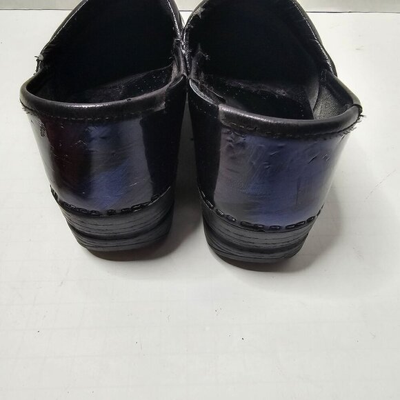 Dansko Professional Metallic Blue Clog Slip On Nurse Shoes size 7 - Picture 9 of 14
